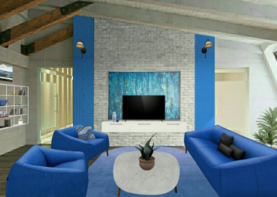 Touch of blue Design Rendering