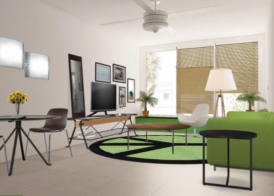 Ecologic Apartment Design Rendering