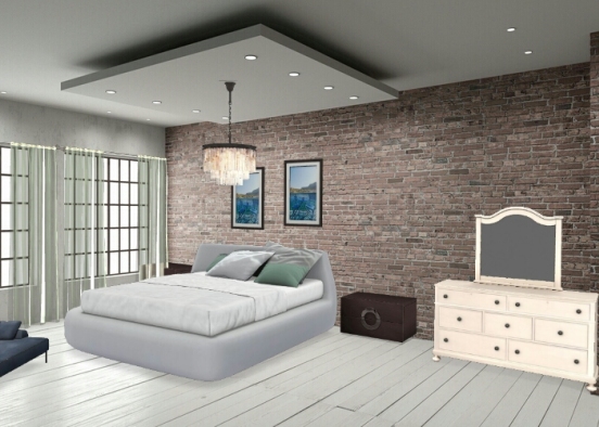 Bed deluxe Design Rendering