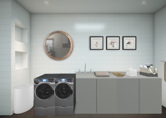 salle de lavages  Design Rendering