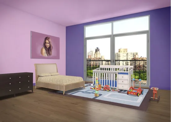 moms room with baby Elijah 💖 Design Rendering