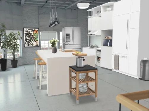New York studio apartment Kitchen 