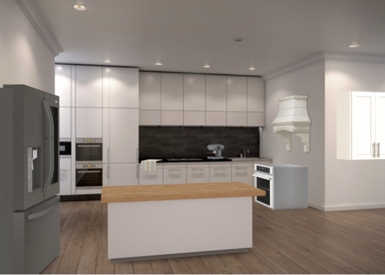 BM kitchen Design Rendering