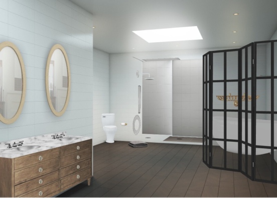 Beautiful bathroom  Design Rendering