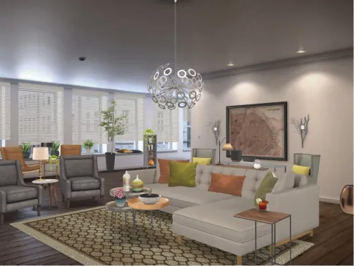 Living room-The Sixth view in apartment no.6