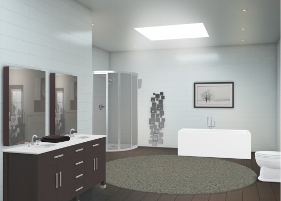 Apartment 3 Bathroom Design Rendering
