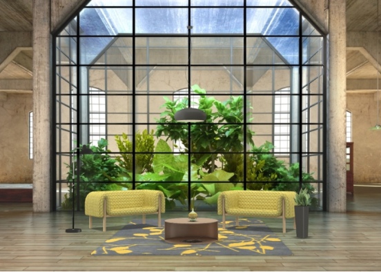 Greenhouse living Design Rendering