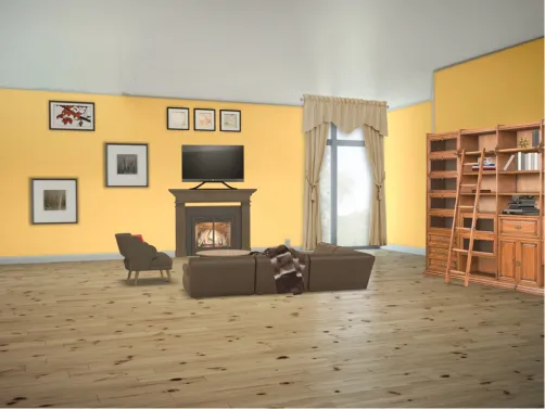 Cozy fall living room