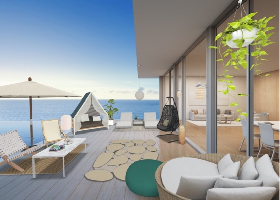 beautiful ocean view air bnb for a lovely couple Design Rendering