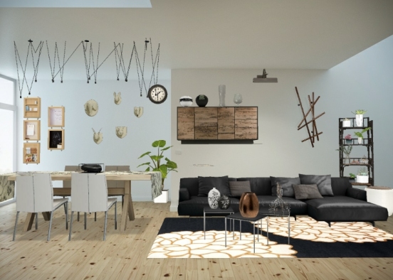 Valli livingroom Design Rendering