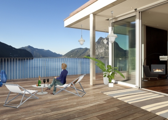 #outdoor #veranda #lago Design Rendering