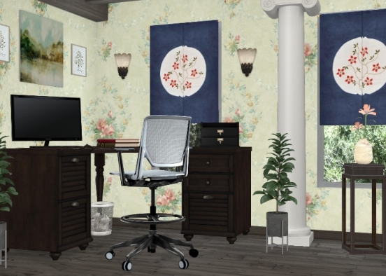 Oficina floral Design Rendering