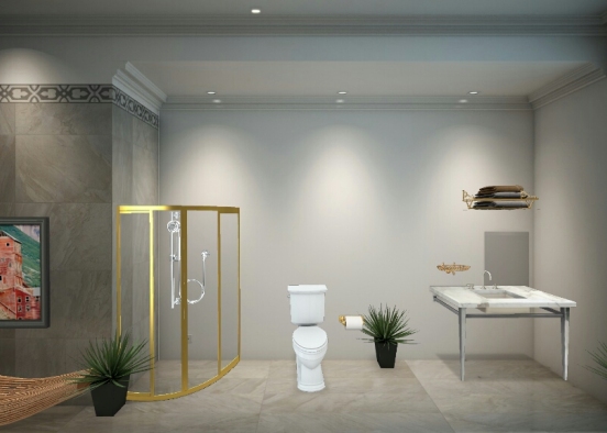 Rich-bathroom  Design Rendering