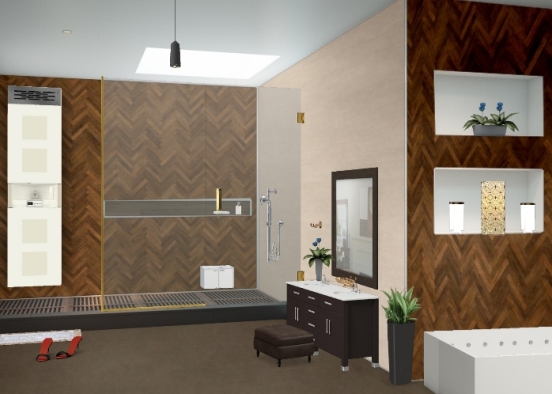 Banheiro 2 Design Rendering