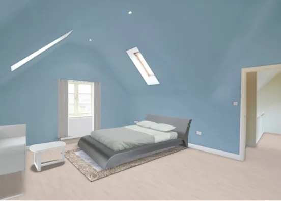 bedroom and other room Design Rendering