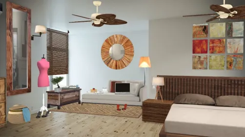 Habitacion rustico moderno