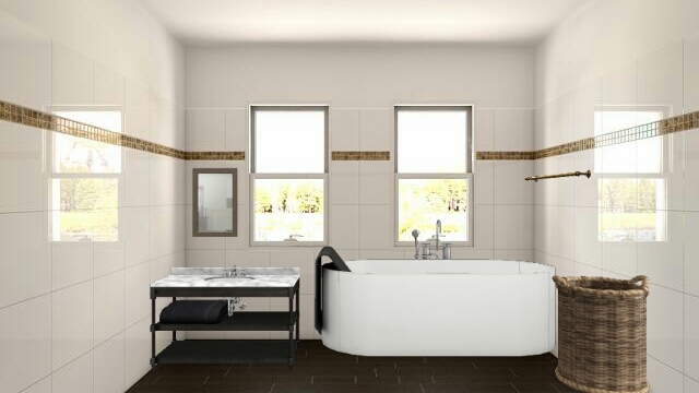 Dream bath room Design Rendering