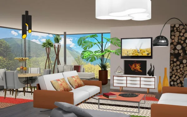 Professional interior design created with Homestyler 3D design software