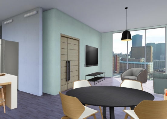 Apartamento moderno Design Rendering