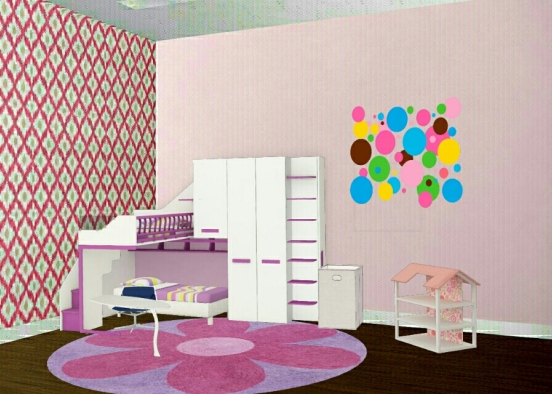A place for a little girl Design Rendering