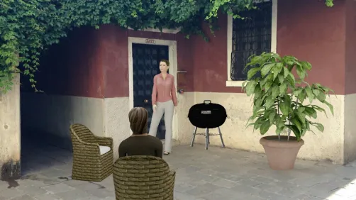 Small Outdoor patio in Denmark