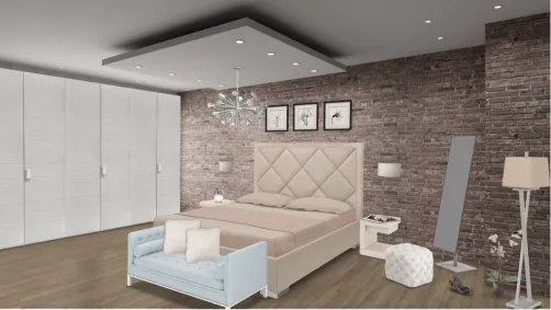 pretty pink women bedroom 