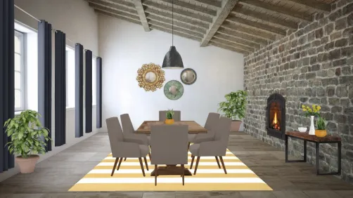 Comedor rustico moderno