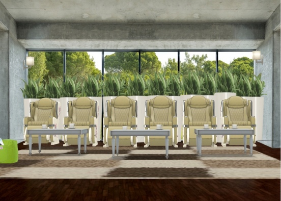 A Waiting Room Design Rendering