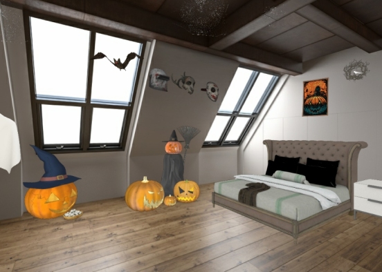 Spooky room Design Rendering