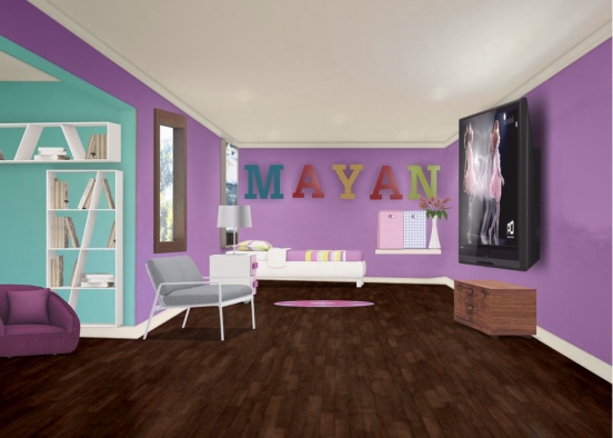 Dormitorio de Mayan  Design Rendering