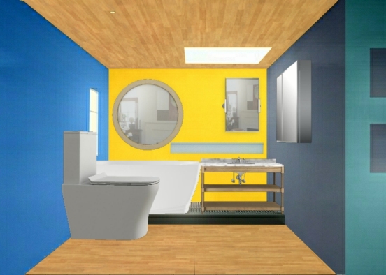 Breanded bathroom  Design Rendering