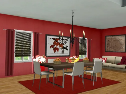 Dining in Red