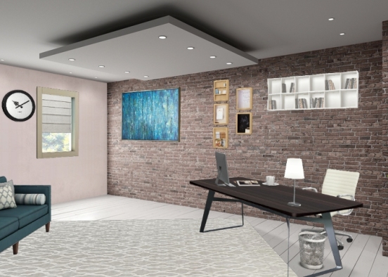 Office for bussines woman Design Rendering