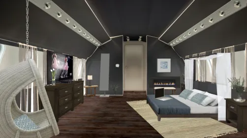 Airplane bedroom