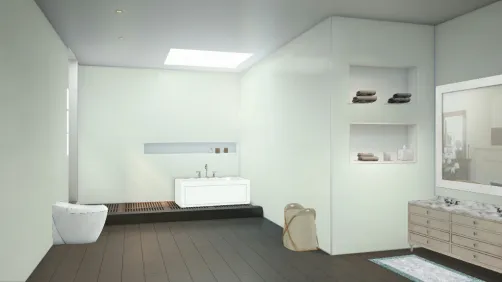 Low budget bathroom