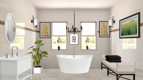 Modern bathroom