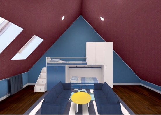 riley’s bedroom Design Rendering