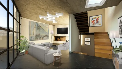 Industrial Living room