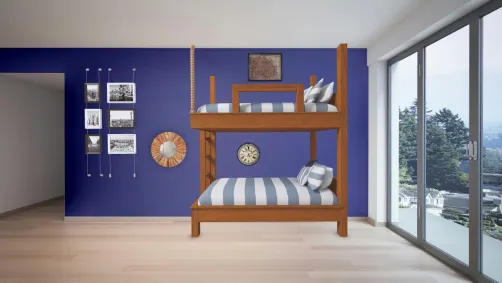 Old fashioned childrens bedroom