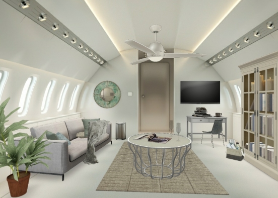 Fog City Look: Private Jet Design Rendering