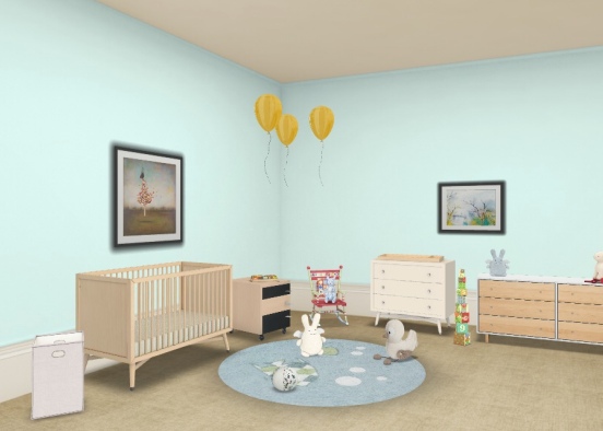 nursery  Design Rendering