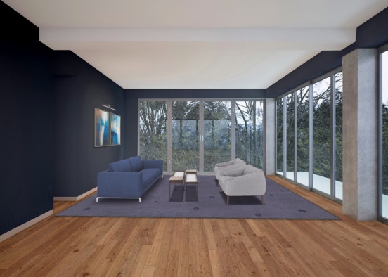 House in trees Design Rendering