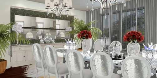 luxurious dining room