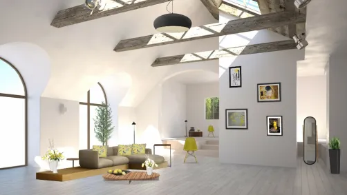 Livving room yellow