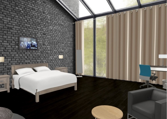 hotel suite Design Rendering