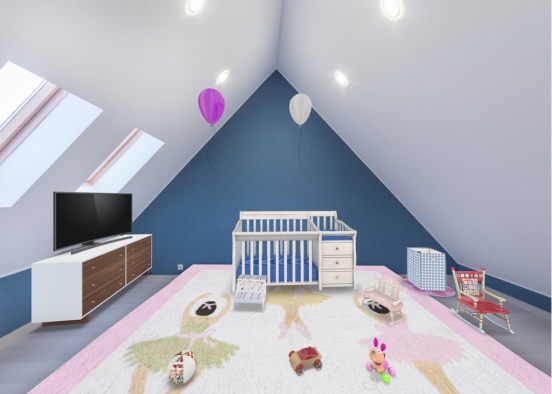 baby 👶🏻 room Design Rendering