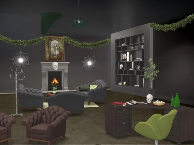 HP: Slytherin Common Room 