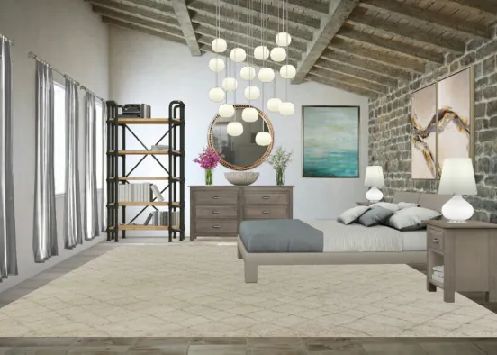 Dormitorio simple Design Rendering