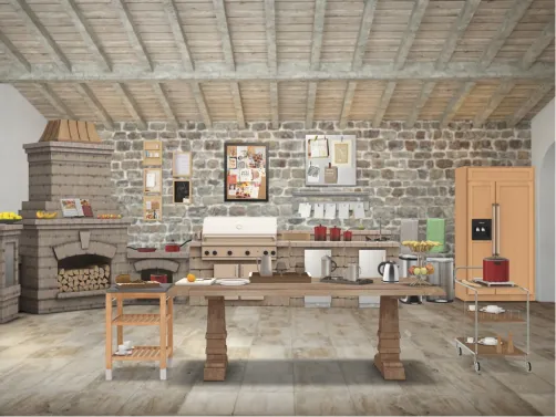 Old kitchen
