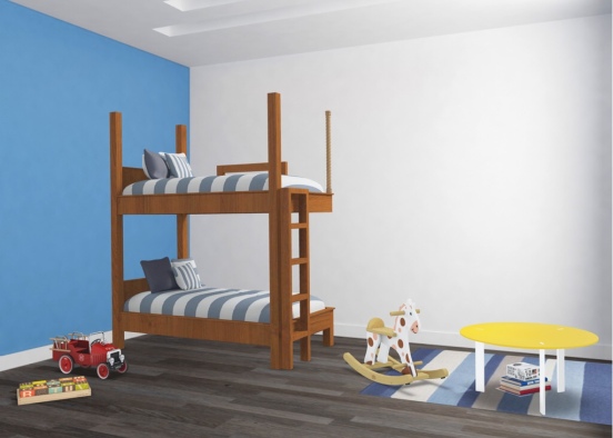 Boy’s Bedroom  Design Rendering